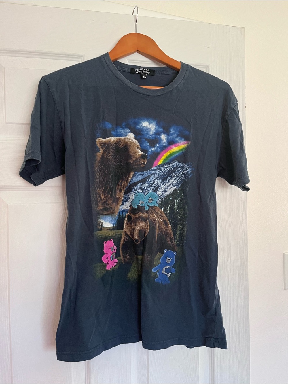 Dolls Kill • Care Bear + Bear Rainbow Graphic Tee